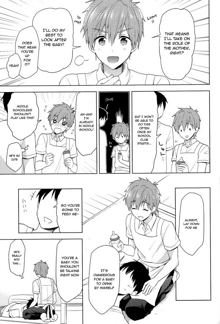 [Monukenokara (Mo)] Makoto-kun to Omamagoto – High☆Speed! -Free! Starting Days- dj [Eng] — 005