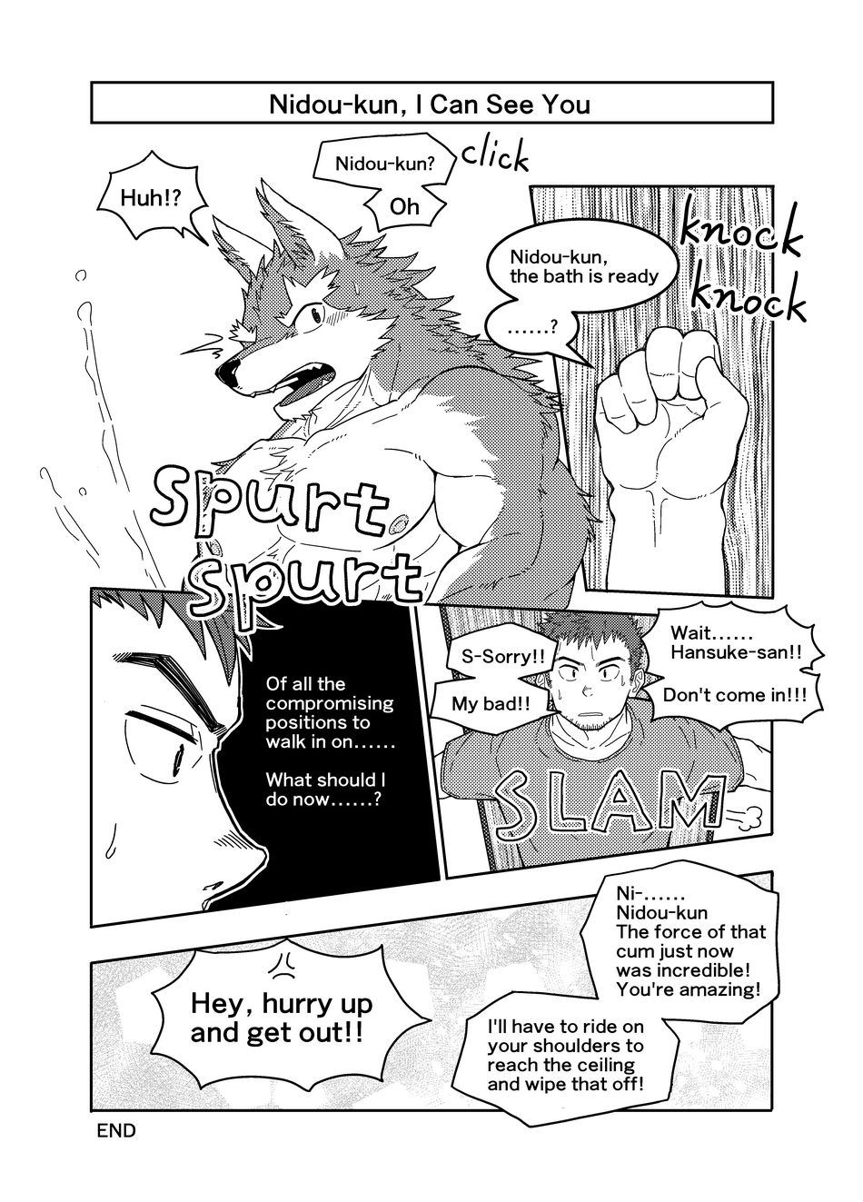 [hidamaru/ Kaijuu] Nidou-kun Wants to Take a Bath [Eng] — 013