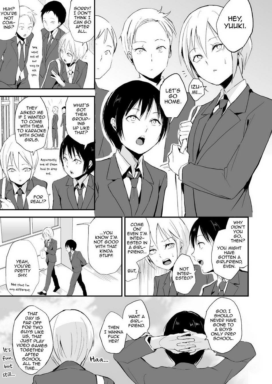 [Yadokugaeru (Locon)] Izumi-kun to Yuuki-kun [Eng] — 001