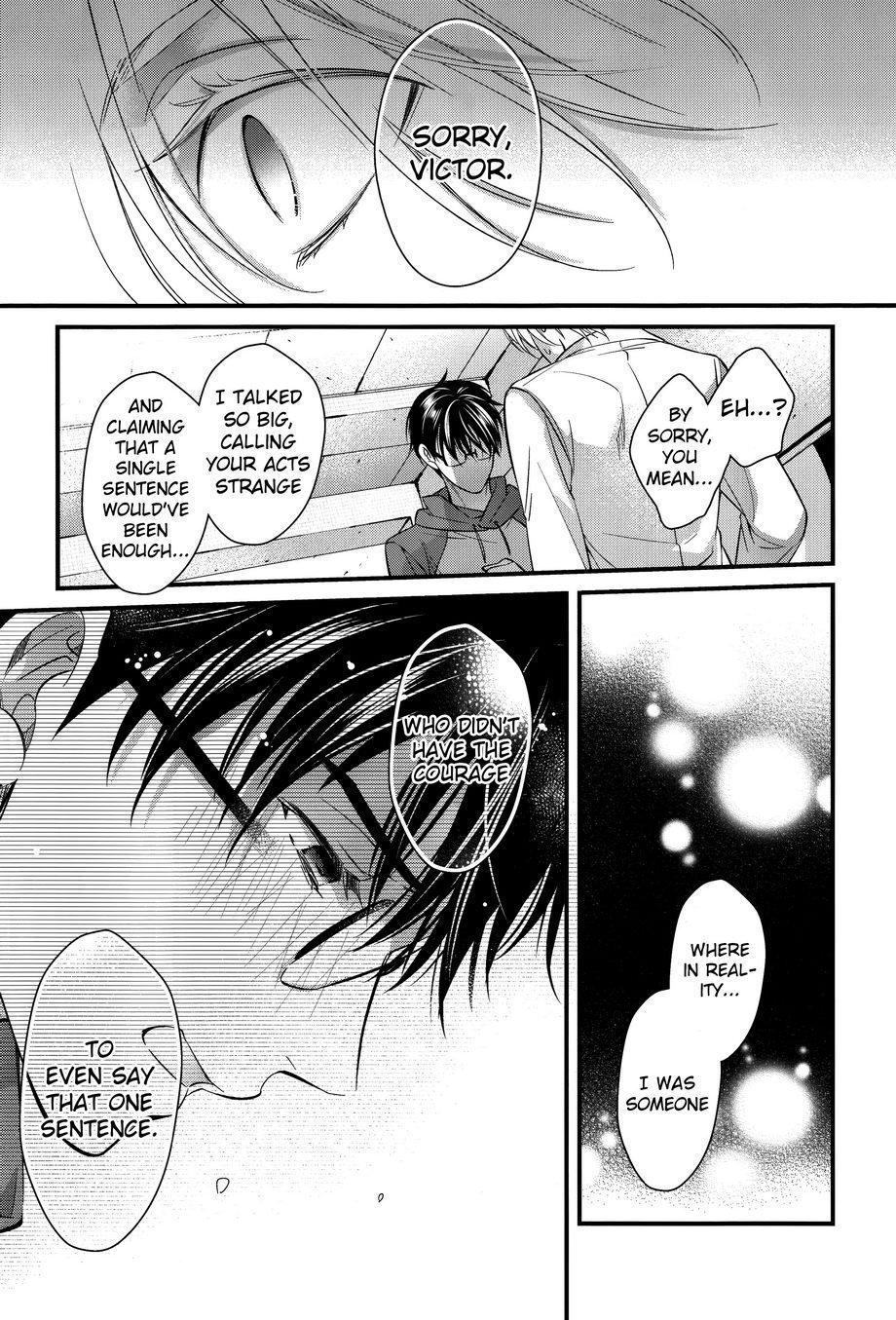 [Kuchibiru kara sandanjuu (Etou Kira)] Legend in love – Yuri on Ice dj [Eng] — 024
