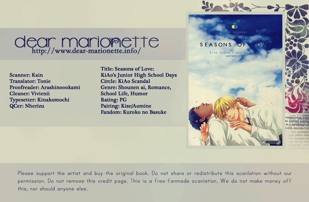 [KiAo Scandal] Seasons of Love (c.1) – Kuroko no Basuke dj [Eng] — 001