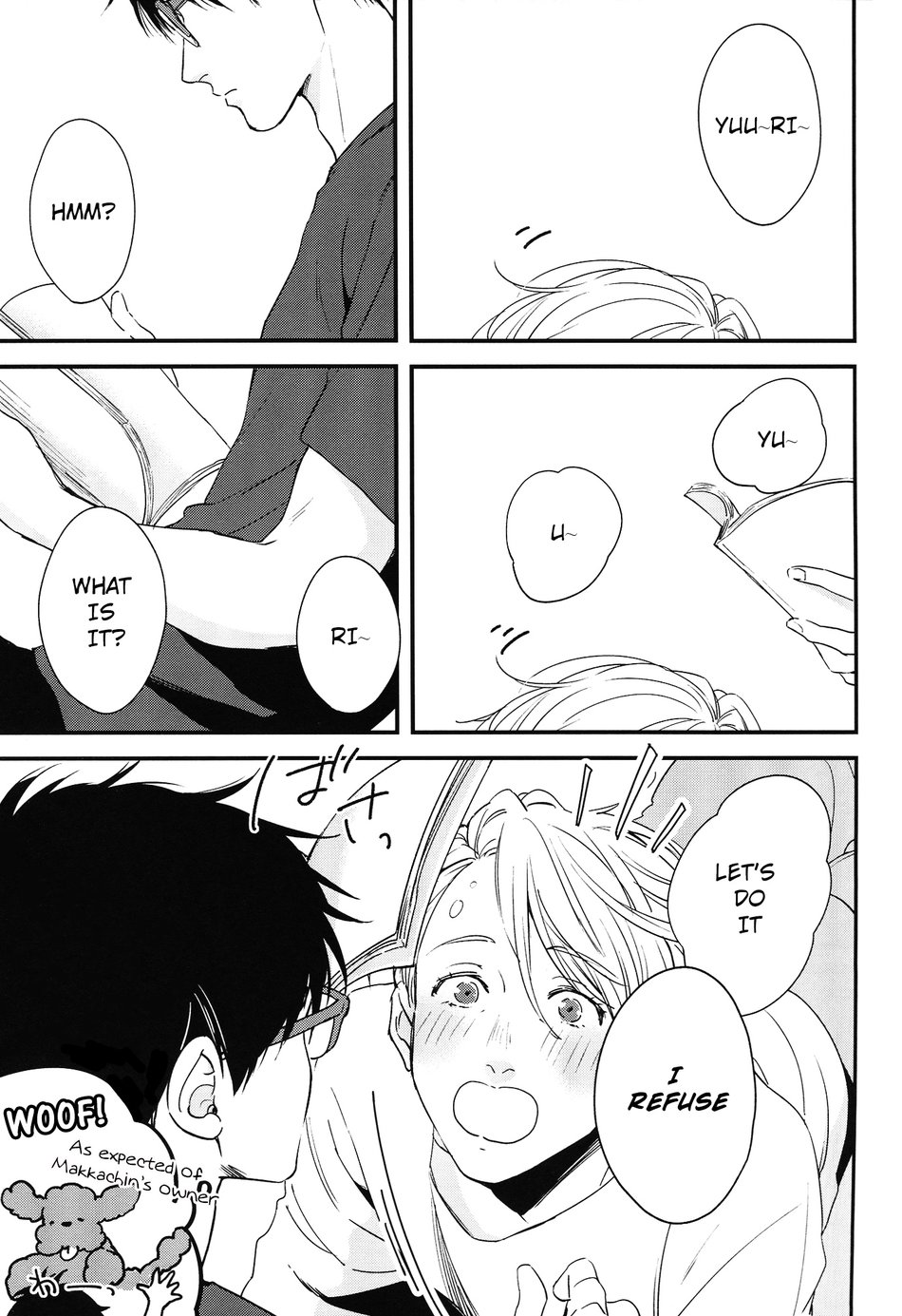 [OJmomo (yoshi)] Love Me, Touch Me – Yuri on Ice dj [Eng] — 002