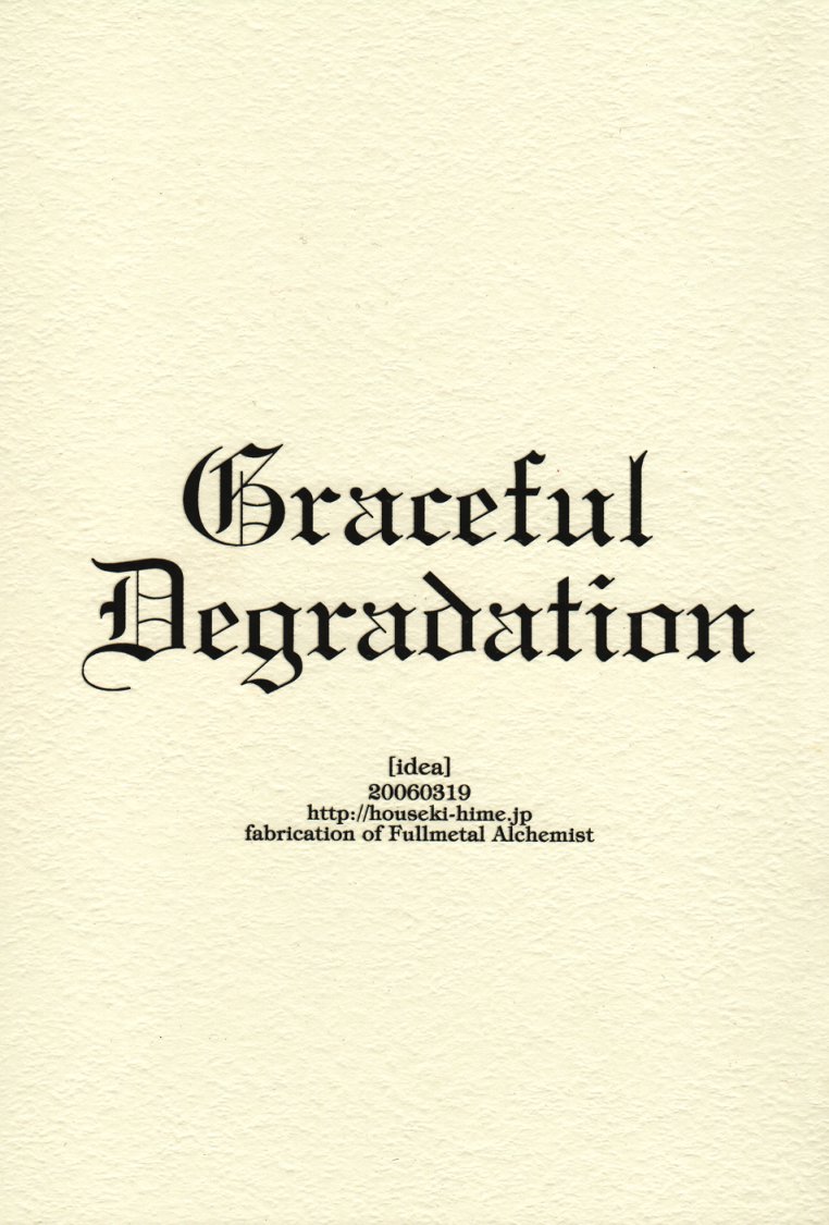 [Idea (SEINA Rin)] Fullmetal Alchemist dj – Graceful Degradation [Eng] — 002
