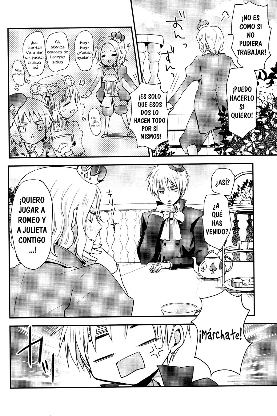 [Dolce Einsatz (TOMOE Kiko)] Hetalia dj – Cruel, Lovely Queen [Spanish] — 009