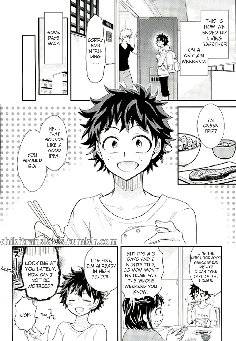 [bb (ume)] Jock and Nerd and Living Together – Boku no Hero Academia dj [Eng] — 002
