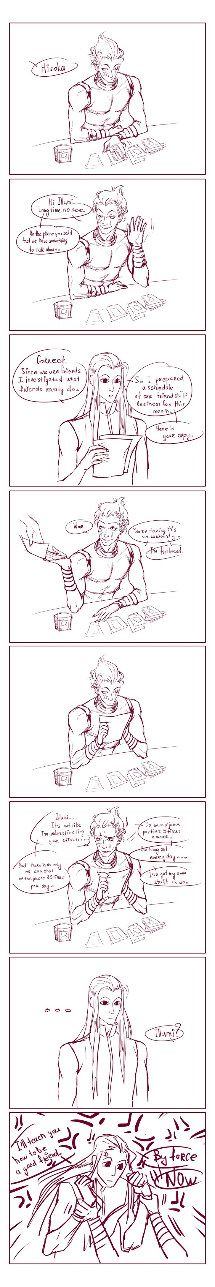[poor hisoka] Poor Hisoka collection of comic strips – Hunter X Hunter dj [Eng] — 003