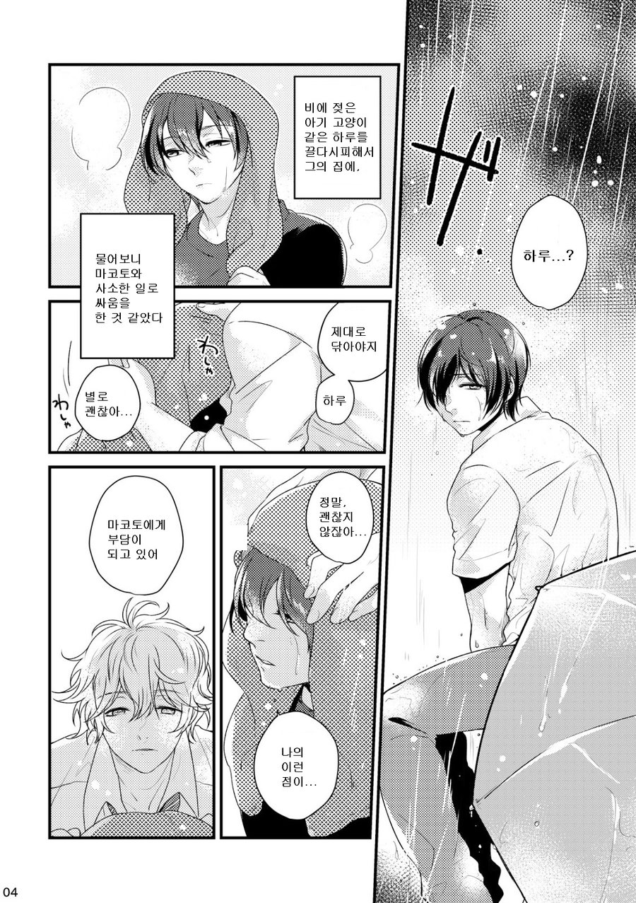 [Sakurabobu (Machio)] Please Kiss Me – Free! dj [kr] — 003