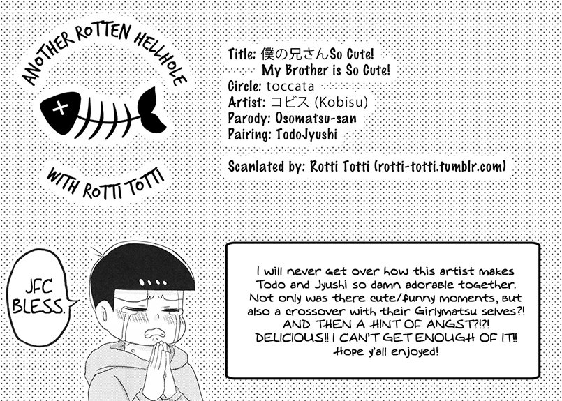 [toccata/ Kobisu] Osomatsu-san dj – Boku no niisan So Cute! [Eng] — 028