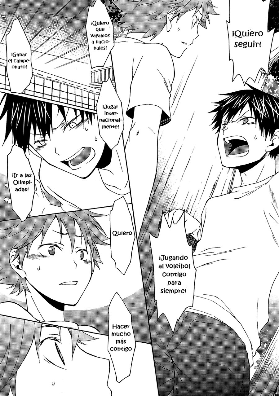 [Q-be (Souji)] Yamerarenai!! – Haikyuu!! dj [Spanish] — 018