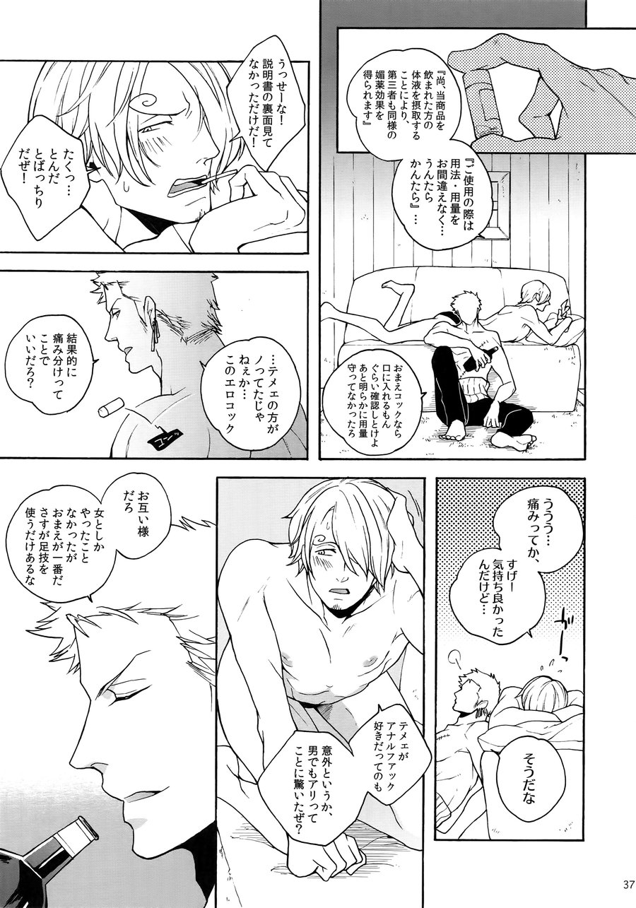 [Kyozoya (Kunoichi)] SWEET SPOT – One Piece dj [JP] — 036