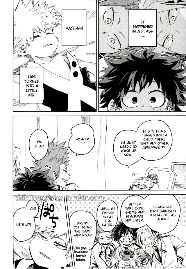 [Multivitamin/ Ichiko] Katchan ga gaiken dake ￮￮ toshi ni natta hon – Boku no Hero Academia dj [Eng] {Chibi} — 003