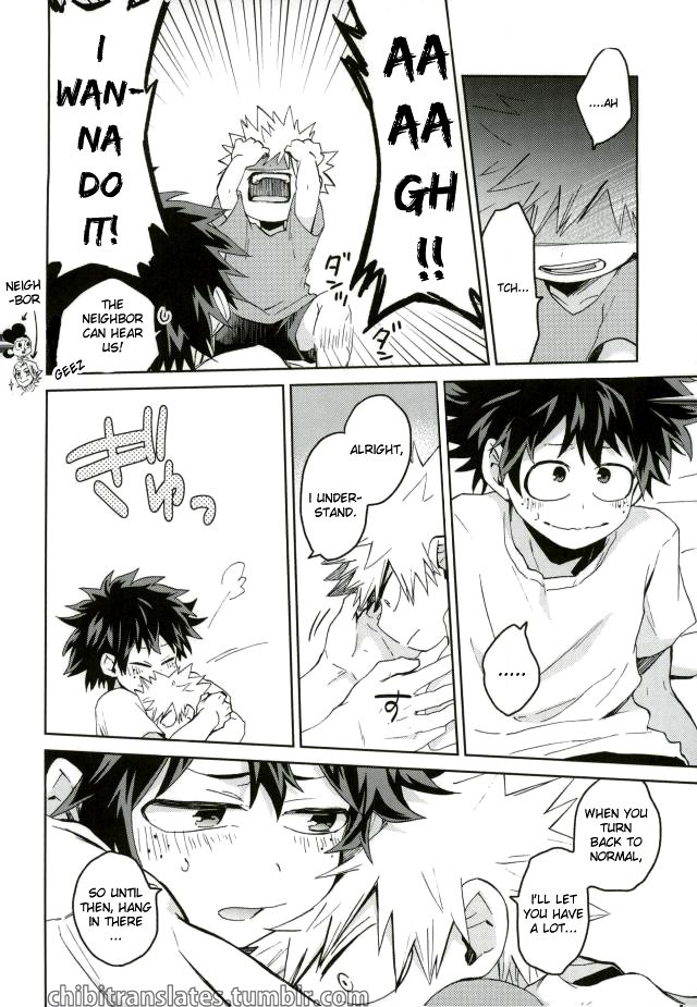 [Multivitamin/ Ichiko] Katchan ga gaiken dake ￮￮ toshi ni natta hon – Boku no Hero Academia dj [Eng] {Chibi} — 013
