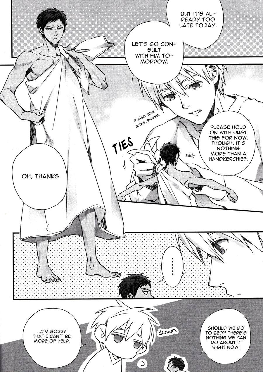 [inumog / Fujino] Kuroko no Basket dj – Aomine-kun ga Tenohira Size ni Narimashite [Eng] — 012