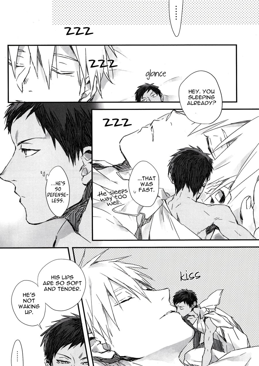 [inumog / Fujino] Kuroko no Basket dj – Aomine-kun ga Tenohira Size ni Narimashite [Eng] — 014