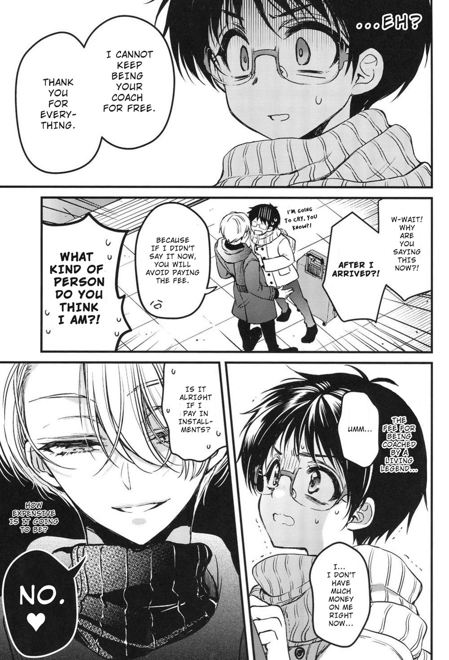 [RIRIADOLL (Takewakamaru)] Tokorode Oshiharai ni Tsukimashite – Yuri on Ice dj [Eng] — 005