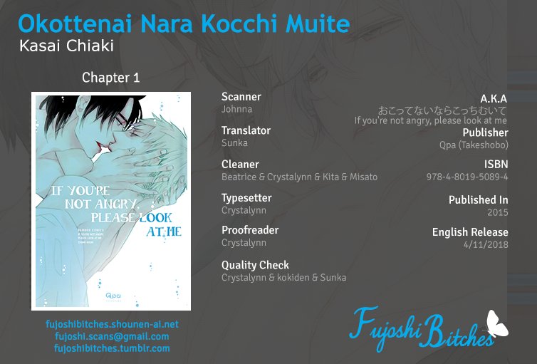 [KASAI Chiaki] Okottenai Nara Kocchi Muite (update c.4) [Eng] — 001