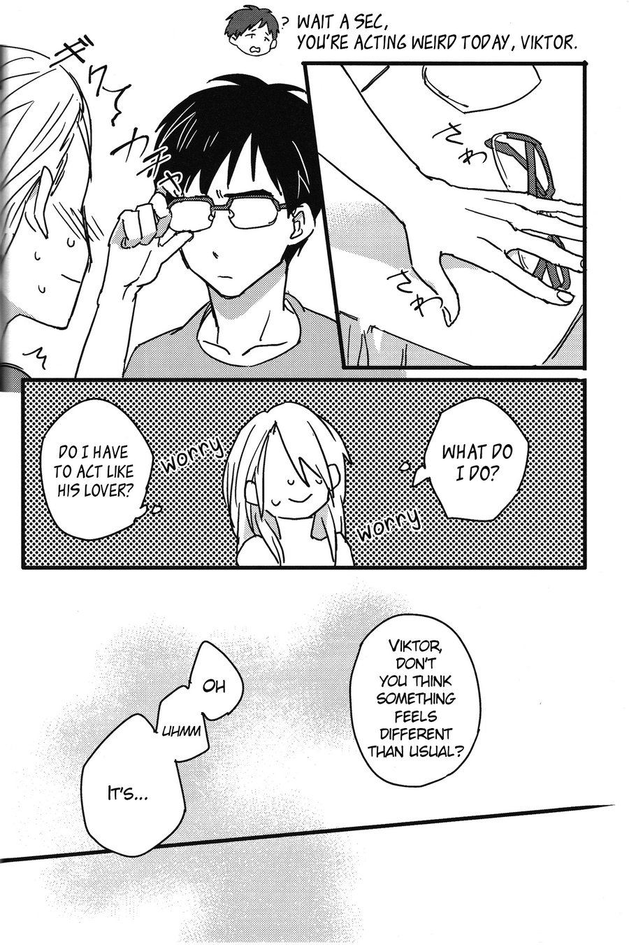 [Nijuu Hikigane (Atsu)] Boku no Kareshi ga 16-sai ni Narimashita – Yuri!!! on ICE dj [Eng] — 023