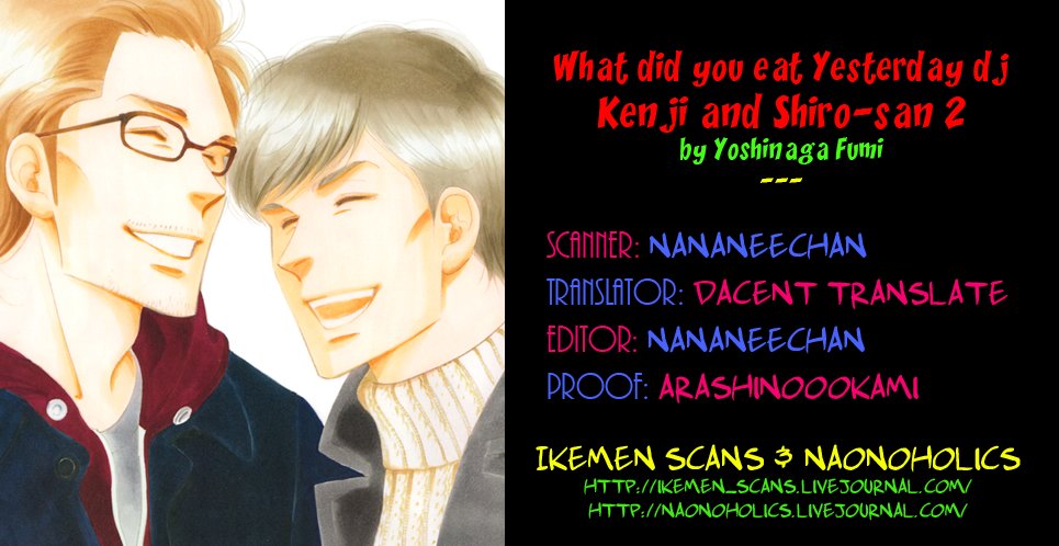 [YOSHINAGA Fumi] What Did You Eat Yesterday dj – Kenji and Shirou-san 2 [Eng] — 002