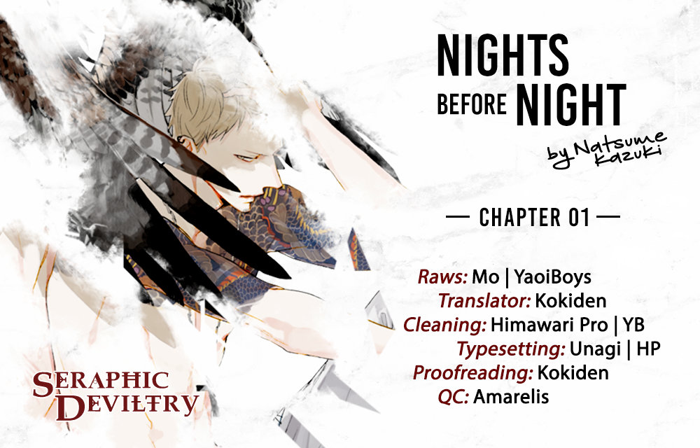 [Natsume Kazuki] Nights before Night (update c.5+6) [Eng] {SDS} — 001