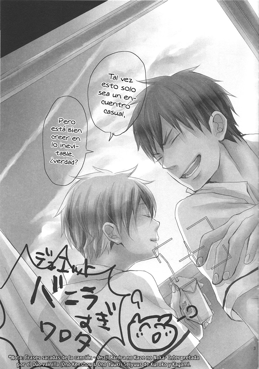 [3T (Toworu)] Kuroko no Basuke dj – Tonari no KaKuro-kun (Next to KagaKuro-kun) [Esp] — 003