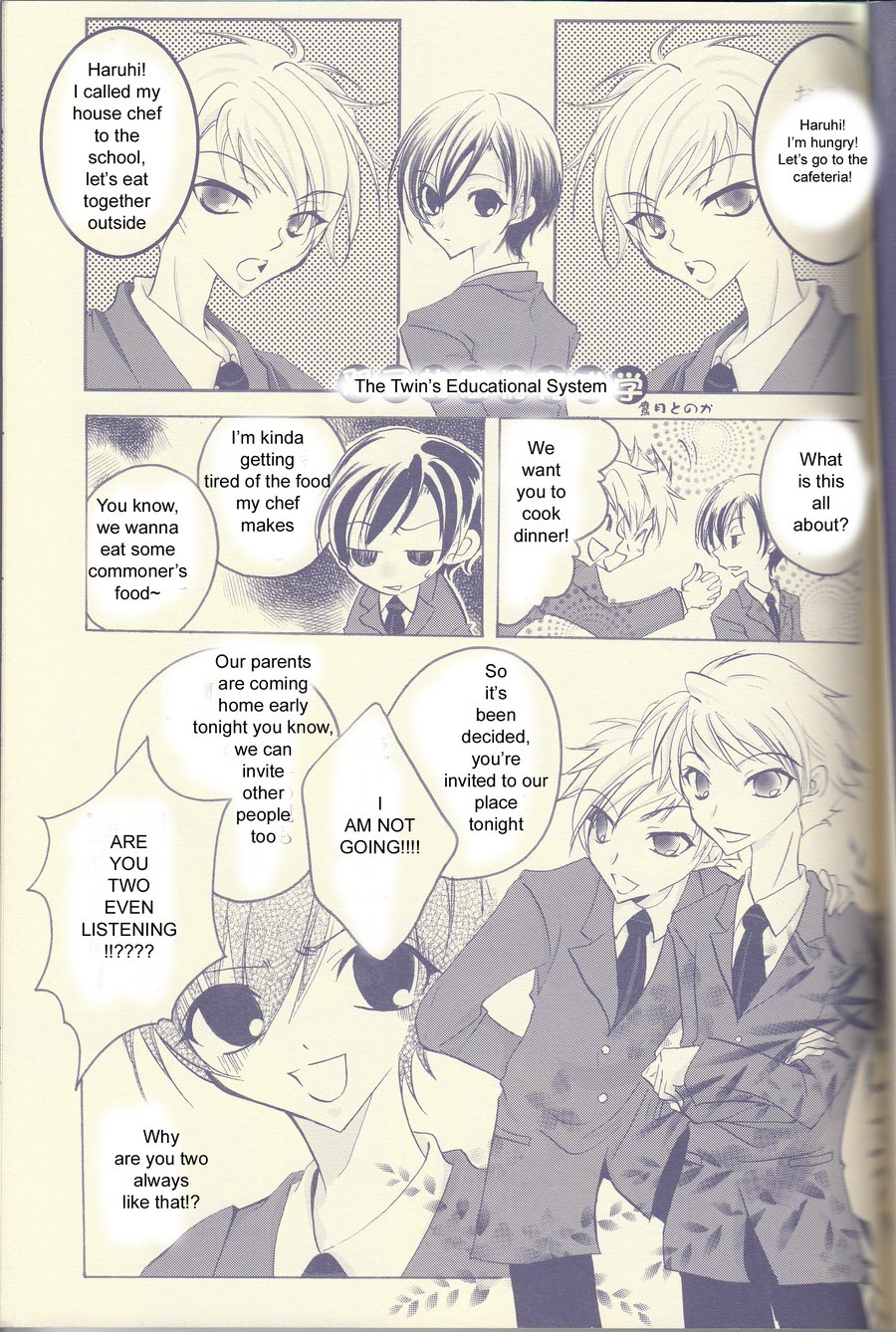 [Fuukatei] Roman koi shiyo! Roman ★ koishiyo – Ouran High School Host Club dj [Eng] — 022