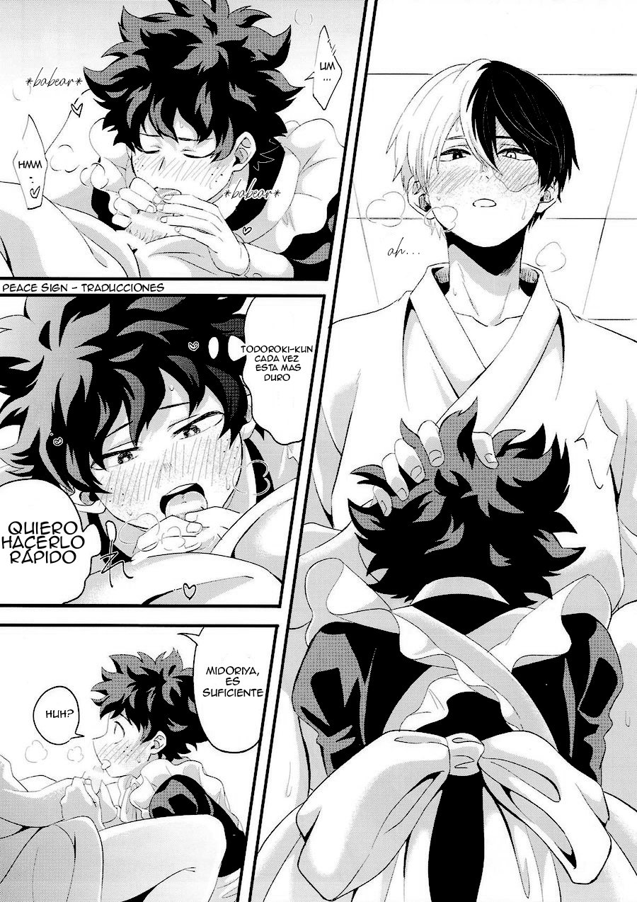 [Soratobe. / enaka] Hana no Mitsu yori – Boku no Hero Academia dj [Esp] — 024