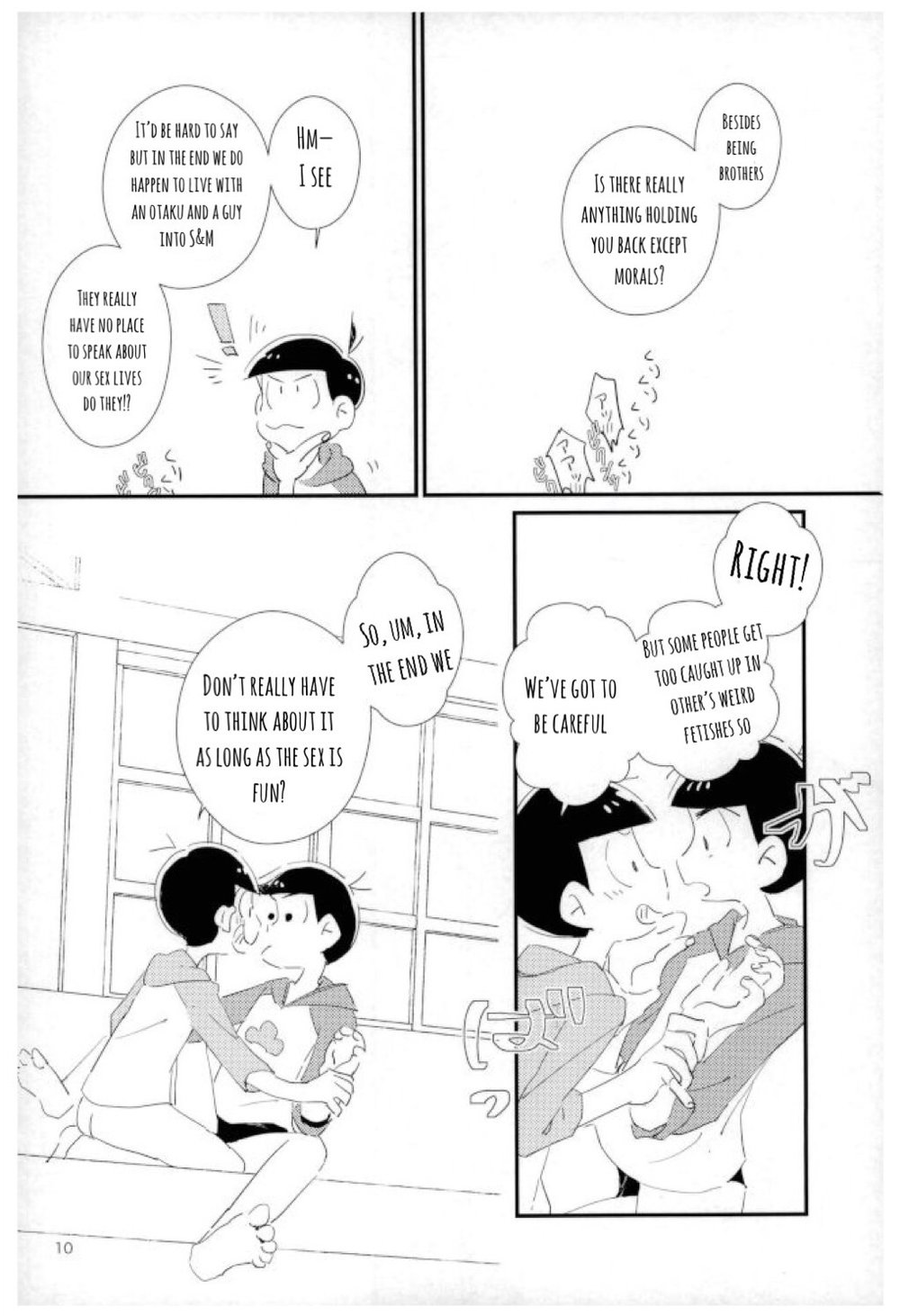 [mukkimuki] tanoshi sex no joken – Osomatsu San dj [Eng] — 009