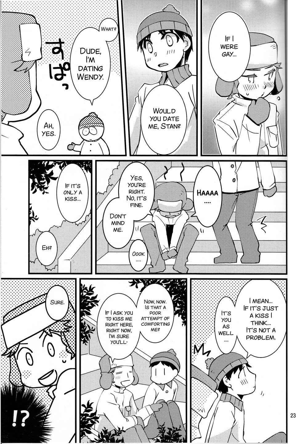 [Crystal Boy, Wanriky (Kumaneko, Wanriky)] Ore-tachi Isshou! Zuttomo da yo! – South Park dj [Eng] — 023