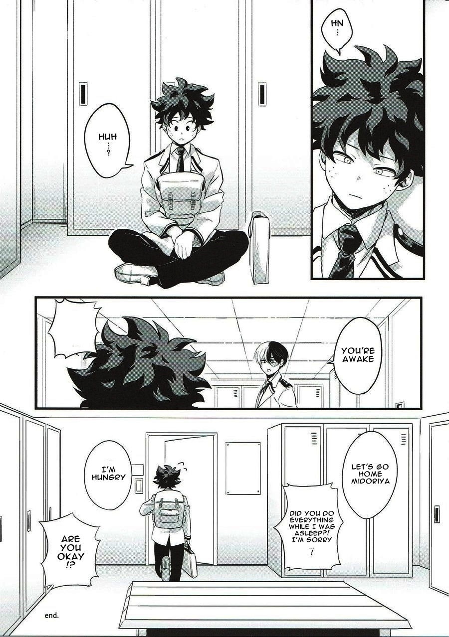 [Soratobe. / enaka] Hana no Mitsu yori – Boku no Hero Academia dj [Eng] — 028