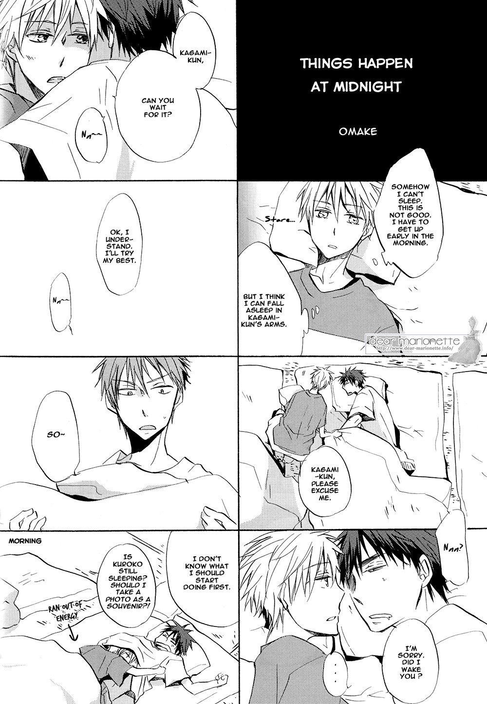 [AMAOh! (MIZUKI Tama)] Kuroko no Basuke dj – The Stars Are Looking at Us [Eng] — 022