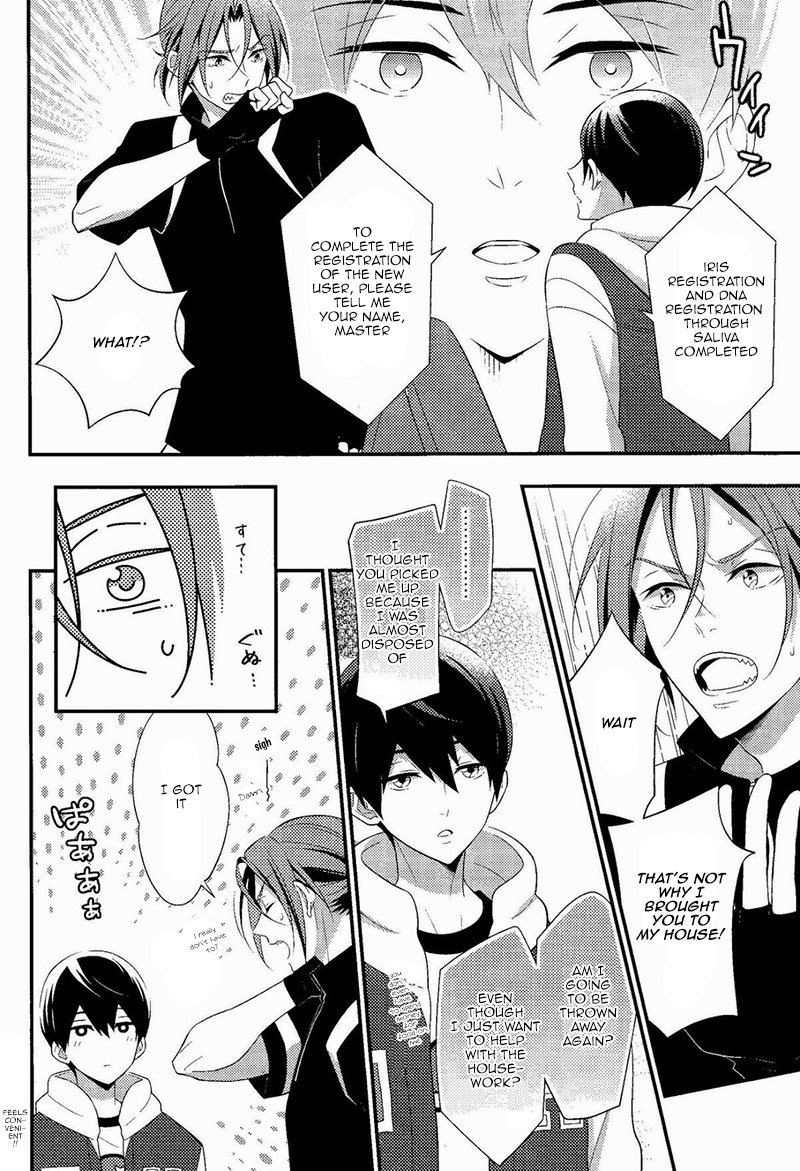 [Torinet (Oshidori) Free! dj – Haruka-chan Meidoroido [Eng] — 009