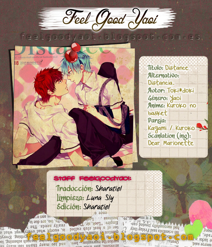 [TokiDoki (Kei)] Kuroko no Basuke dj – Distance [Esp] — 027