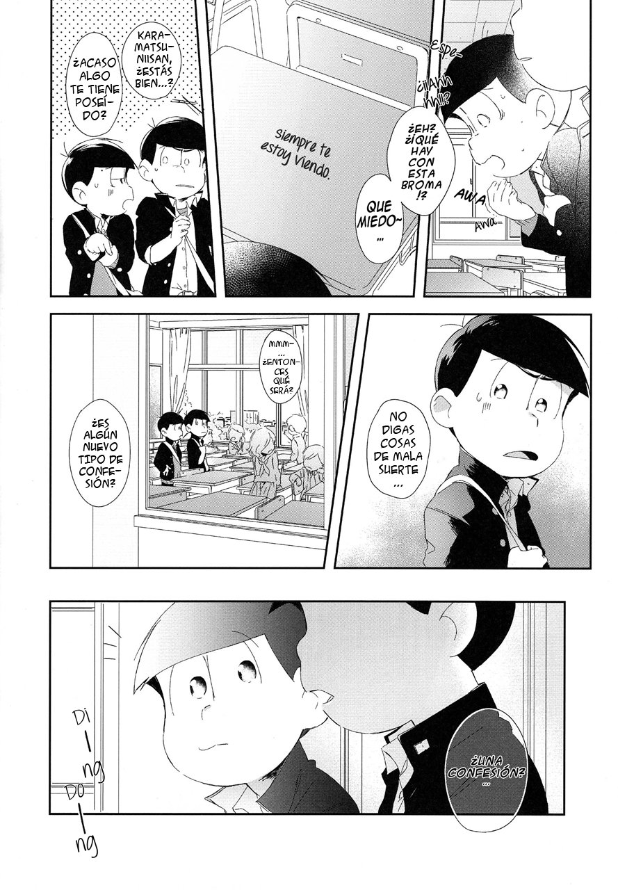 [Arumajirou/ Arima Jirou] Kidzuite kakushite kono kokoro – Osomatsu-san Dj [SPANISH] — 007