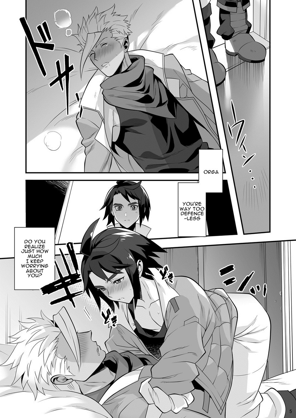 [Morittokoke (Morikoke)] Jeramika! | Jealous Mika! – Mobile Suit Gundam Tekketsu no Orphans dj [Eng] — 006