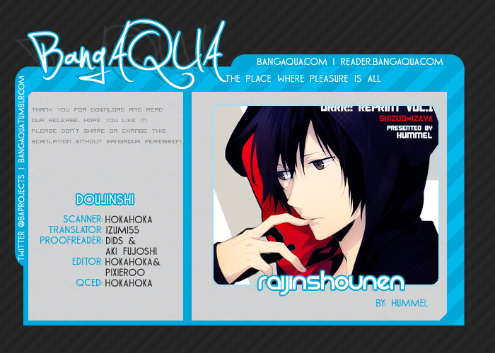 [Hummel] Durarara!! dj – Raijinshounen [Eng] — 002