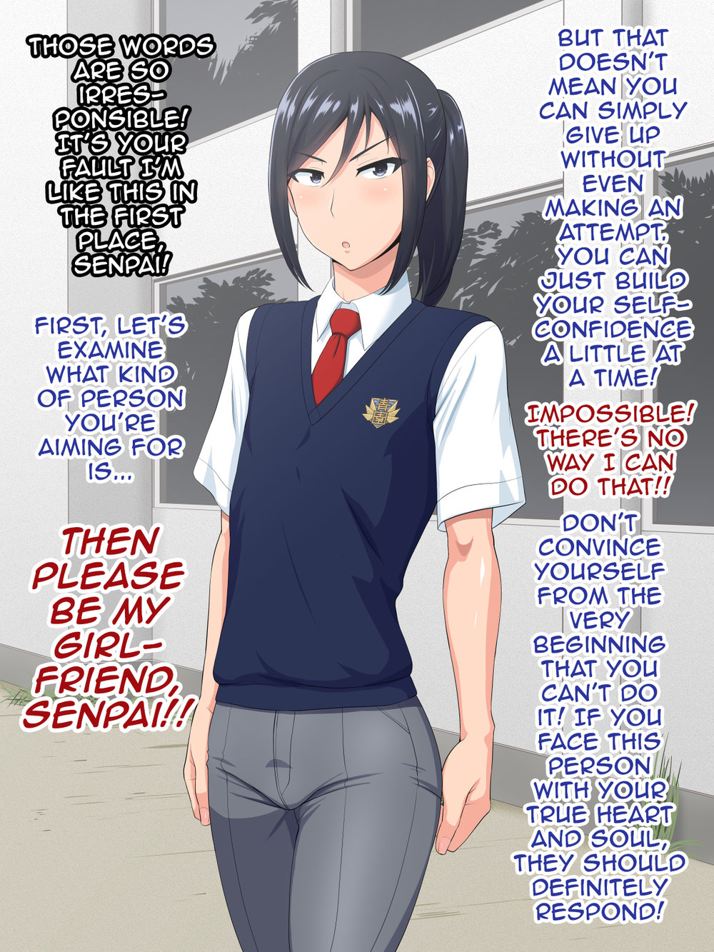 [Yuunagi no Senryokugai Butai (Nagi Ichi)] Senpai (♂) Kanojo (Kari) [Eng] — 006