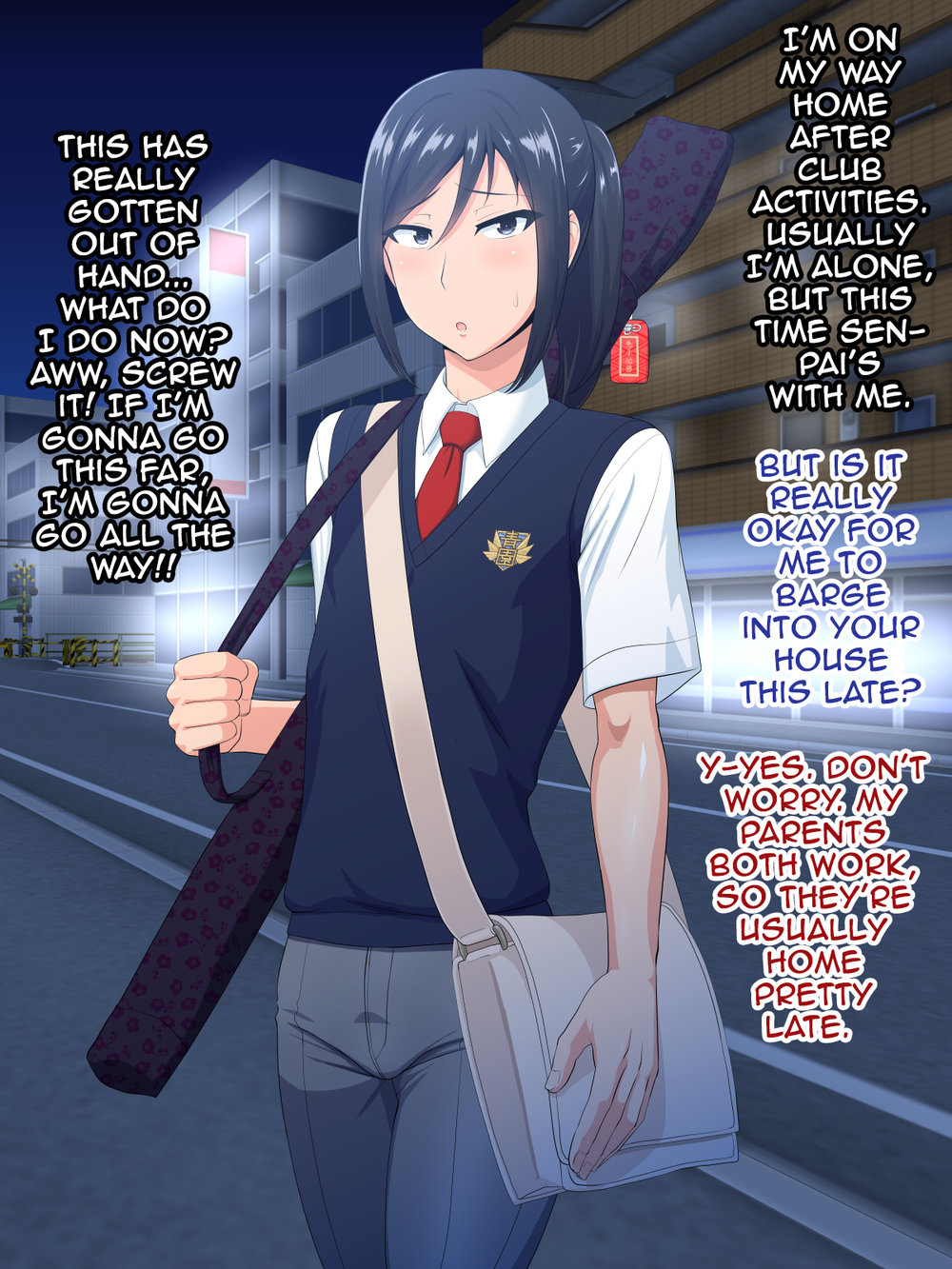 [Yuunagi no Senryokugai Butai (Nagi Ichi)] Senpai (♂) Kanojo (Kari) [Eng] — 010