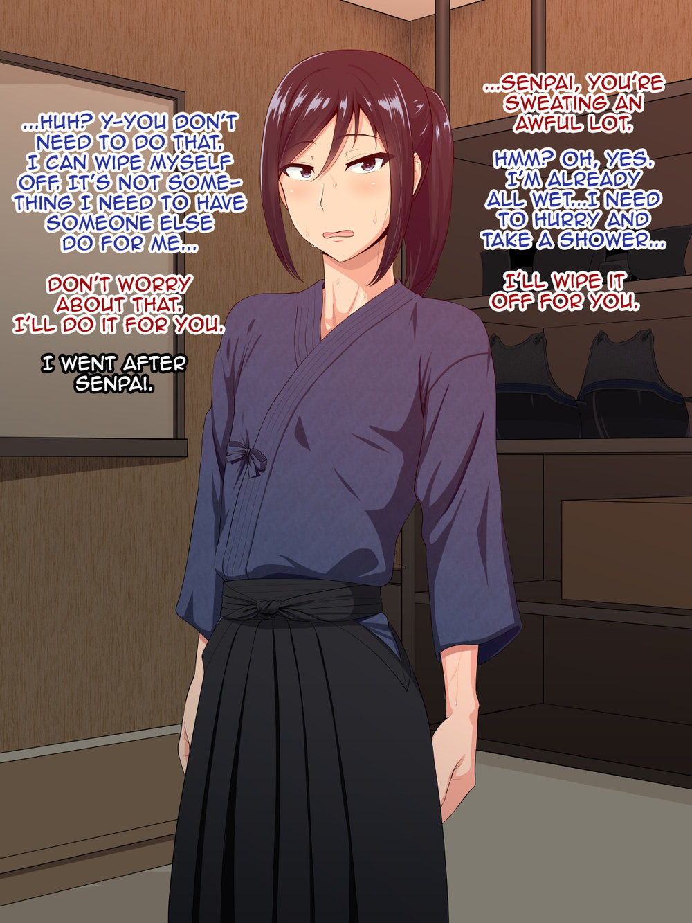[Yuunagi no Senryokugai Butai (Nagi Ichi)] Senpai (♂) Kanojo (Kari) [Eng] — 044