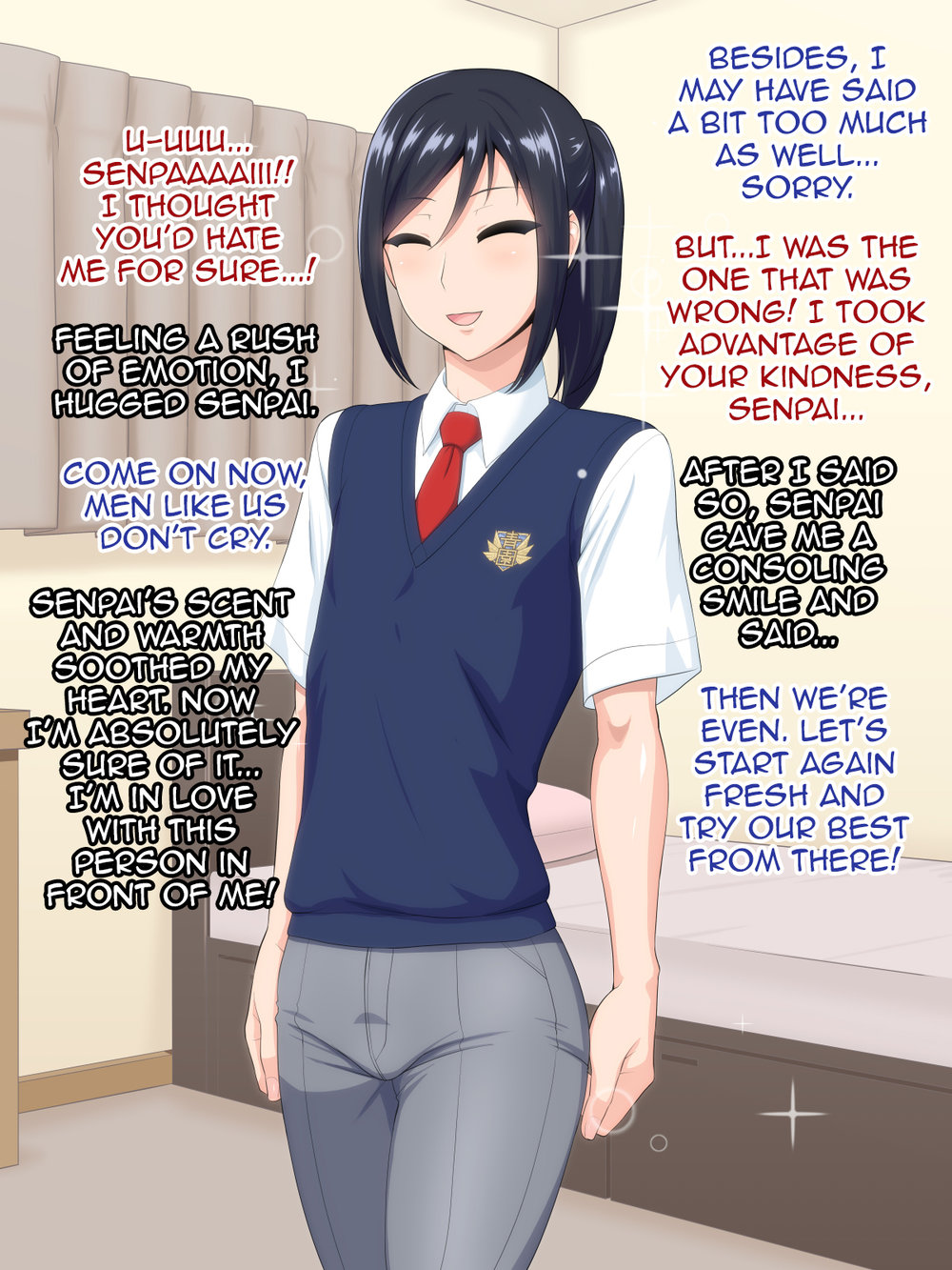 [Yuunagi no Senryokugai Butai (Nagi Ichi)] Senpai (♂) Kanojo (Kari) [Eng] — 058