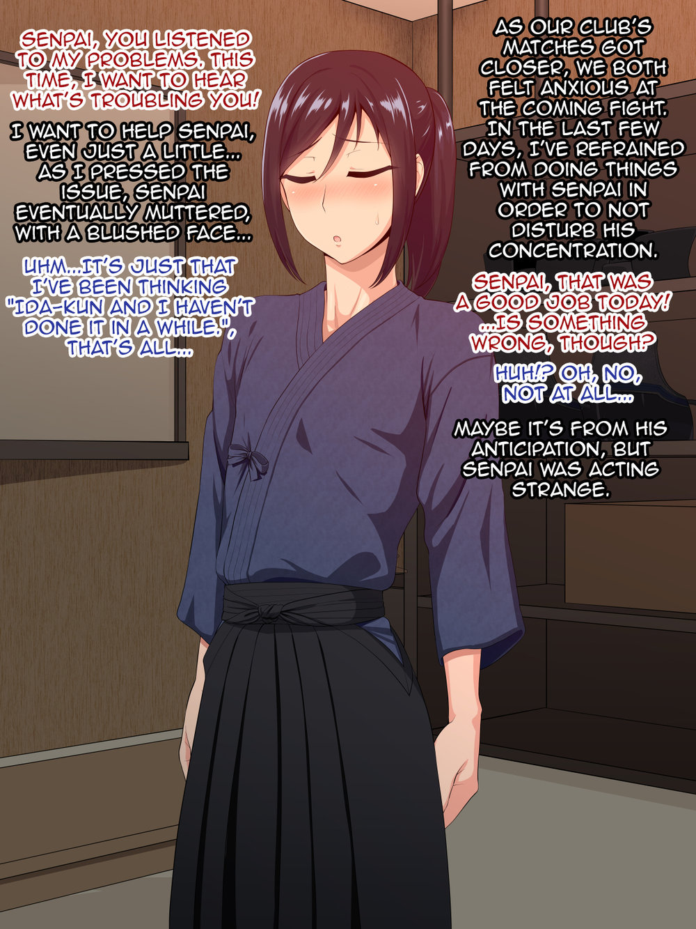 [Yuunagi no Senryokugai Butai (Nagi Ichi)] Senpai (♂) Kanojo (Kari) [Eng] — 084