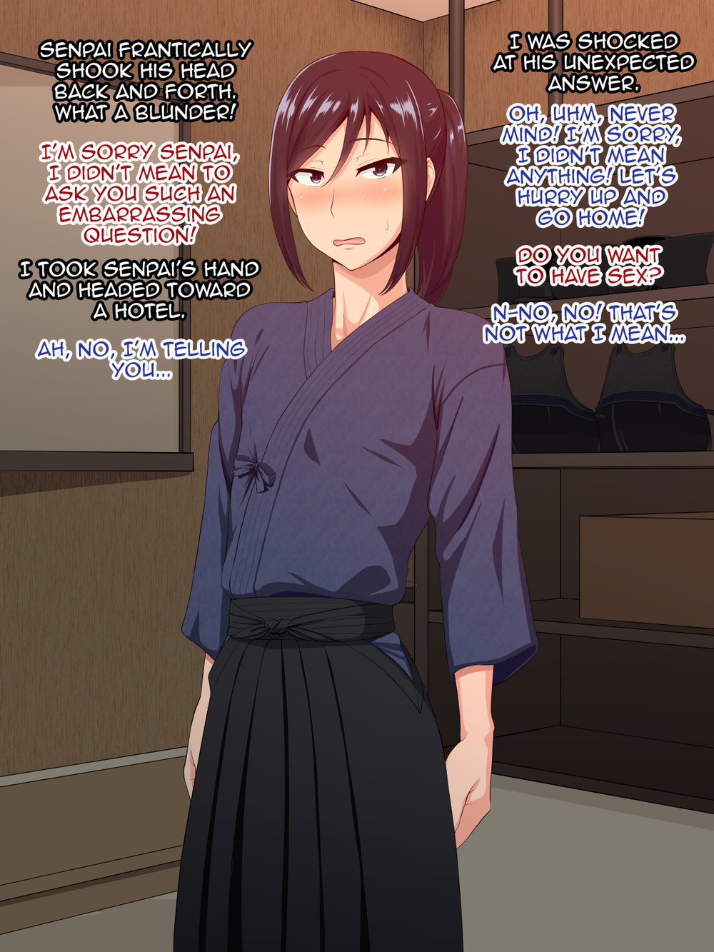 [Yuunagi no Senryokugai Butai (Nagi Ichi)] Senpai (♂) Kanojo (Kari) [Eng] — 085