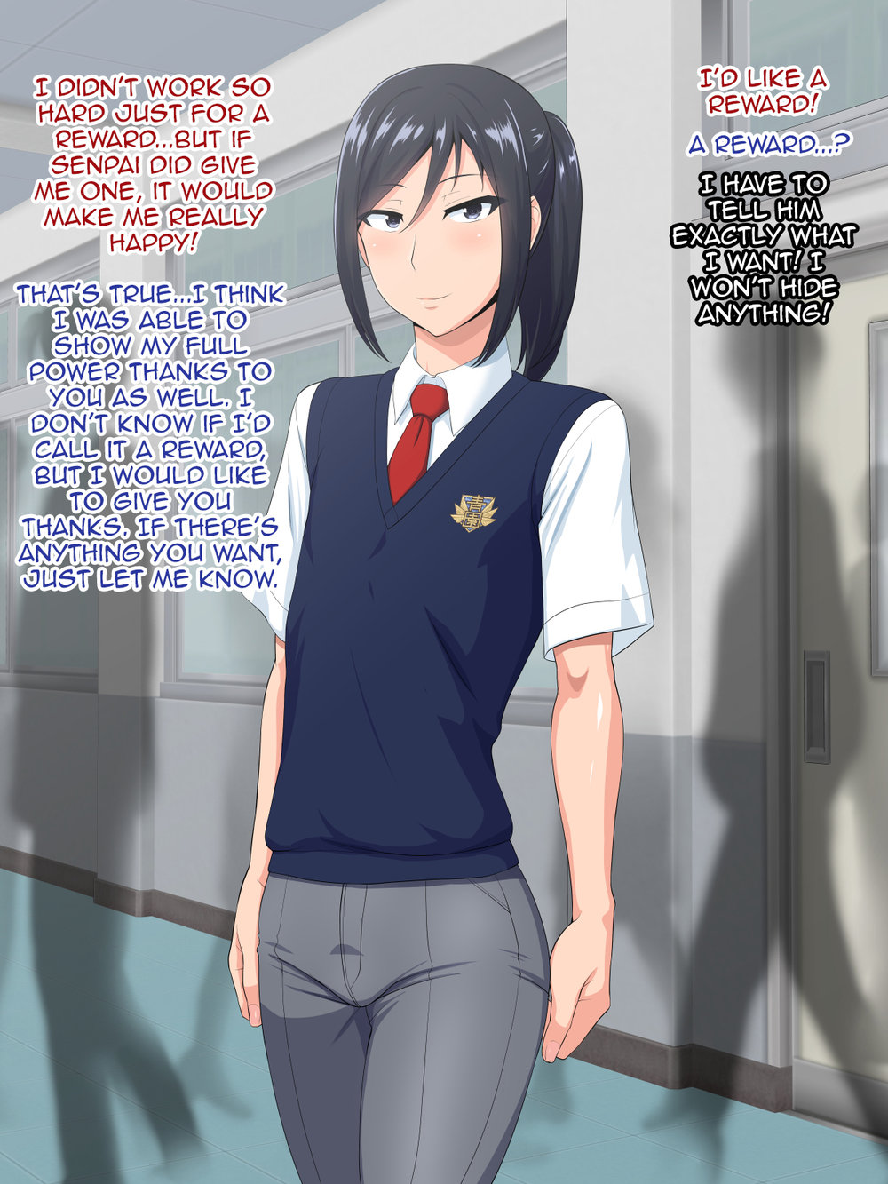 [Yuunagi no Senryokugai Butai (Nagi Ichi)] Senpai (♂) Kanojo (Kari) [Eng] — 105