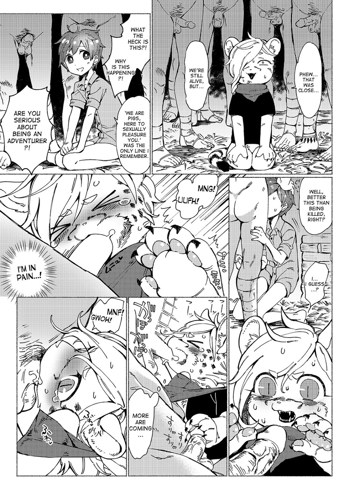 [Hitsuka no Tsukimiko (Hitsuka)] Jungle Bokki ~1-bonme ♂ Tobidashita~ [Eng] — 009