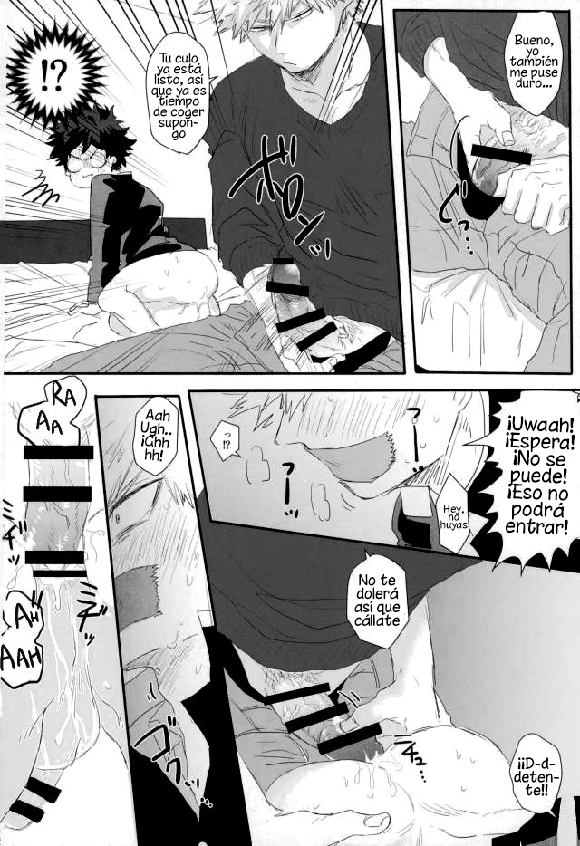[MOMOCHI] Sono otoko jibun ni tsuki youchuui – Boku No Hero Academia dj [Esp] — 012