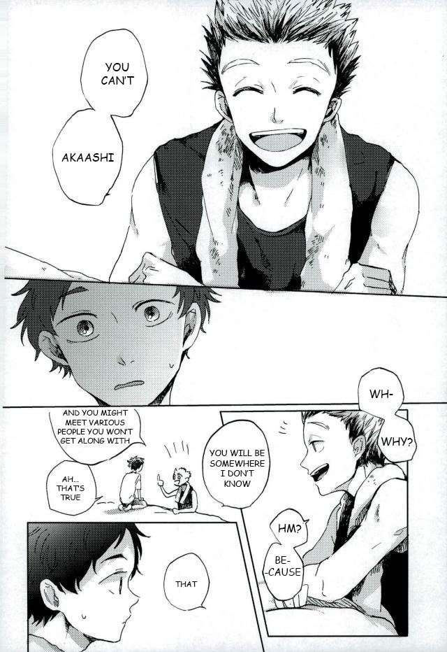 [Sakamoto] Nakimushi Shounen to Seinen Shoukou Extra – Haikyuu!! dj [Eng] — 010