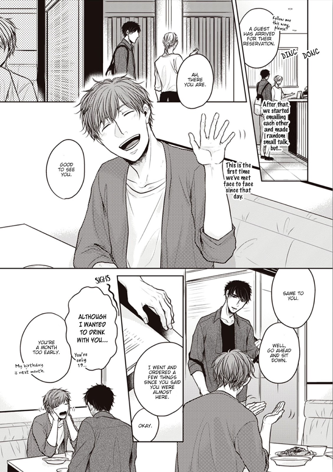[NOHAGI Aki] Afureru Namida o Nomikondanara [Eng] — 041