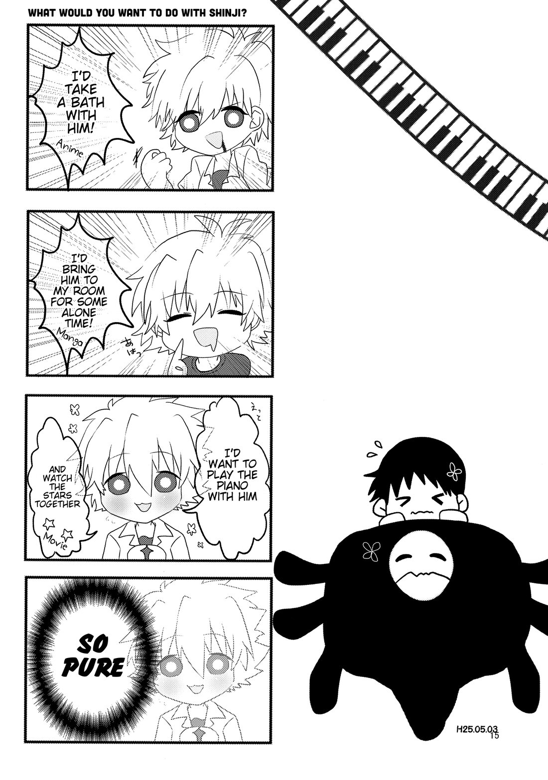 [Koneko Gumi (Poron)] Kawo Shin Gakushuu Chou – Neon Genesis Evangelion dj [Eng] — 016