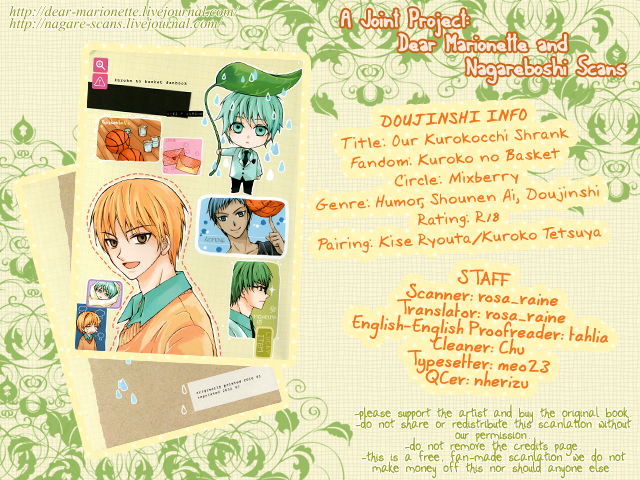 [Mixberry] Kuroko no Basuke dj – Our Kurokocchi Shrank! [Eng] — 001