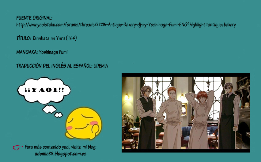 [Yoshinaga Fumi] Antique Bakery DJ 11# Tanabata no Yoru [Español] — 042