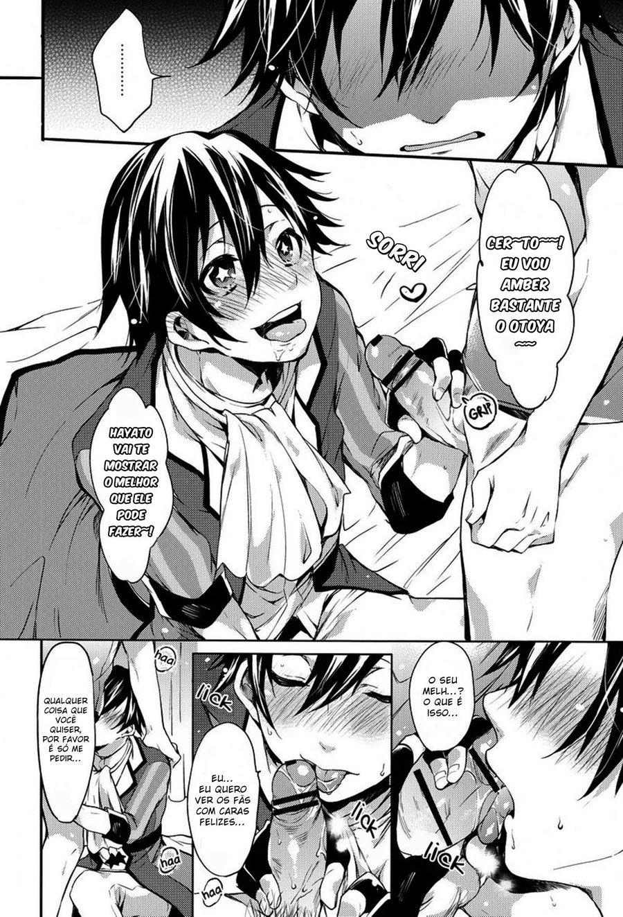 [American Rock (Shono Kotaro)] 321Cue! – Uta no Prince-sama dj [Portuguese] — 011
